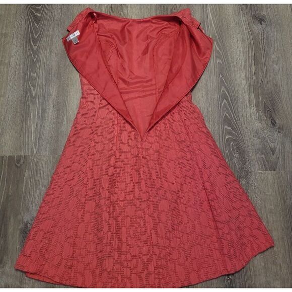 Christopher & Banks  Lined Floral Design Cap Sleeves Pink‎ Dress Size 10 - Picture 12 of 12